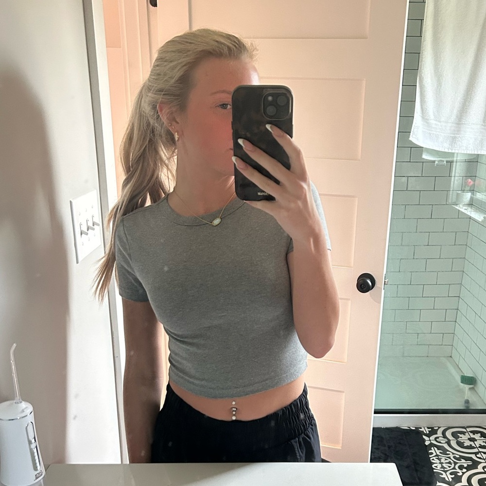 Wild Fable Cropped Shirt